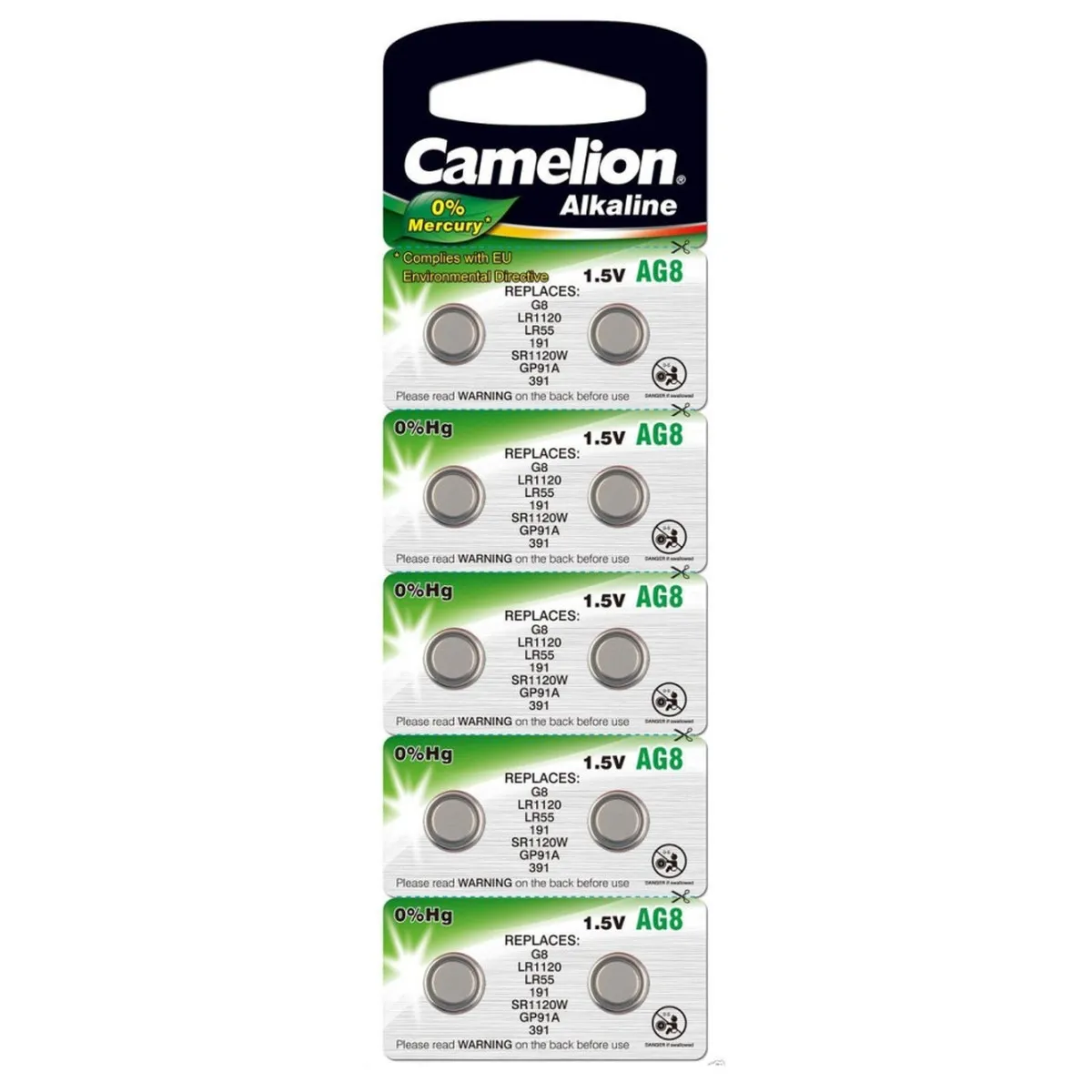 Baterie Camelion Alcalina AG8 - 10 Bucati  1