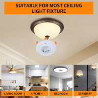 Modul Aplica LED Senzor Reglabil 12W/18W/24W 5CCT Alb Rece/Cald/Natural  5