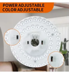 Modul LED Aplica Putere Reglabila 28W/38W/48W 5CCT  Alb Rece/Cald/Natural