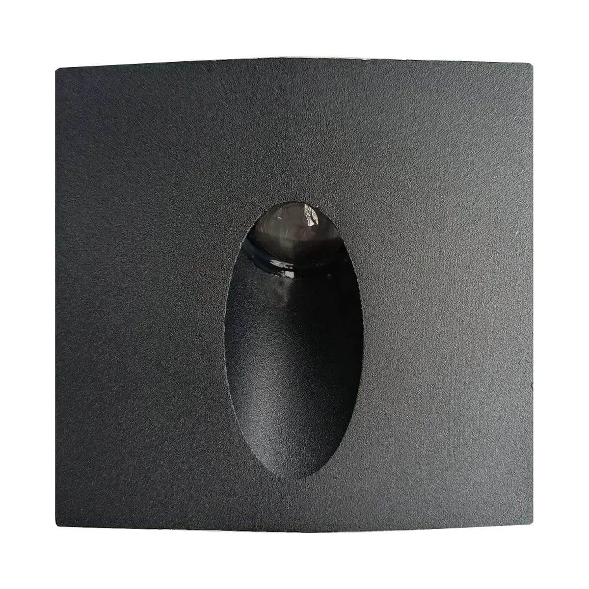 Spot LED Scara Patrat Negru 3W 3000K IP65  1