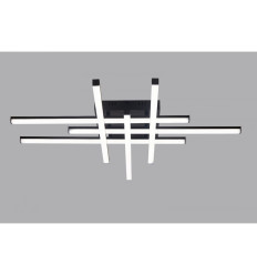 Lustra LED 90W 6 Brate Neagra Axis