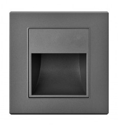 Spot LED Perete 1W Gri 3000K Lumina Calda