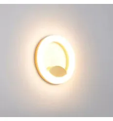 Aplica LED Perete Jade Cerc 12W 3000K Neagra