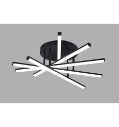Lustra LED 6 Brate Neagra Axis 73W