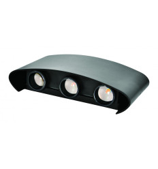 Aplica LED 6W Perete Lumaro 3000K Neagra