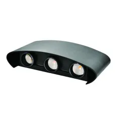 Aplica LED 6W Perete Lumaro 3000K Neagra