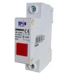 Lampa De Semnalizare Pe Sina Din Rosu 20ma 230V Fi22