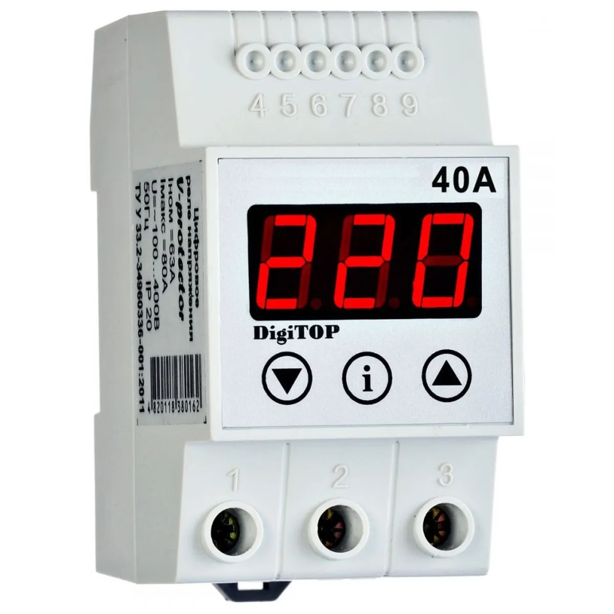 Digitop Releu Protectie Tensiune Pe Sina Din 40A Vp-40A 380148