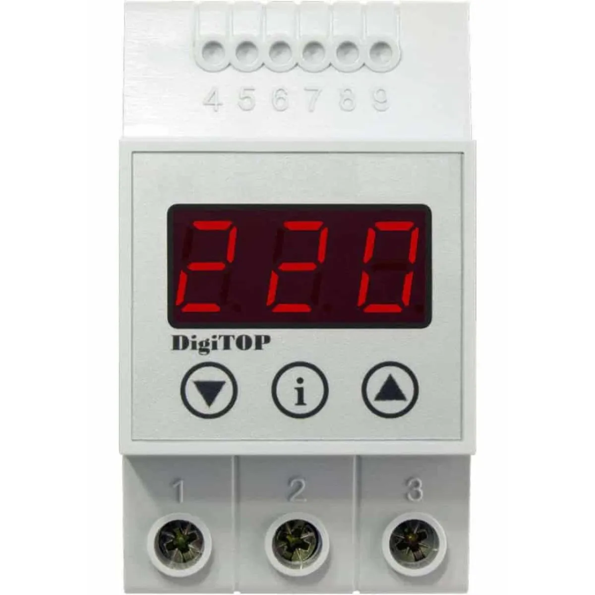 Digitop Releu Protectie Tensiune Pe Sina Din 20A Vp-20A 380124