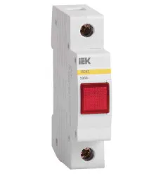 Lampa De Semnalizare Iek, LED, Rosu, 230vac, Sina Din, Mls10, Mls10-230-K04