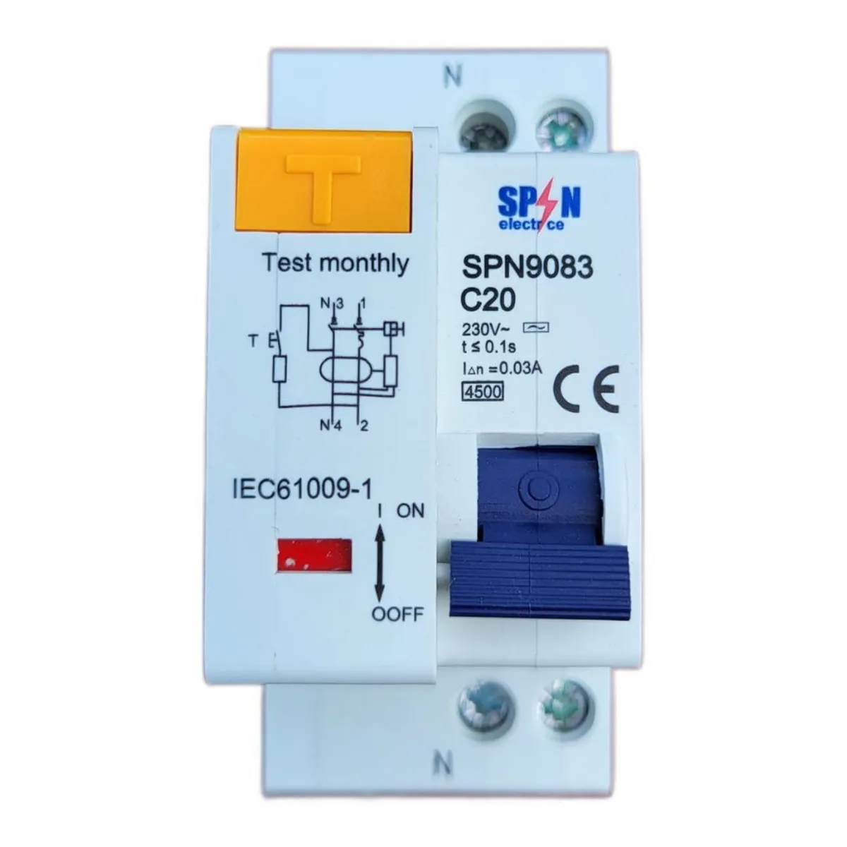 Siguranta Automata Diferentiala Rcbo 1p+n 20A 30ma