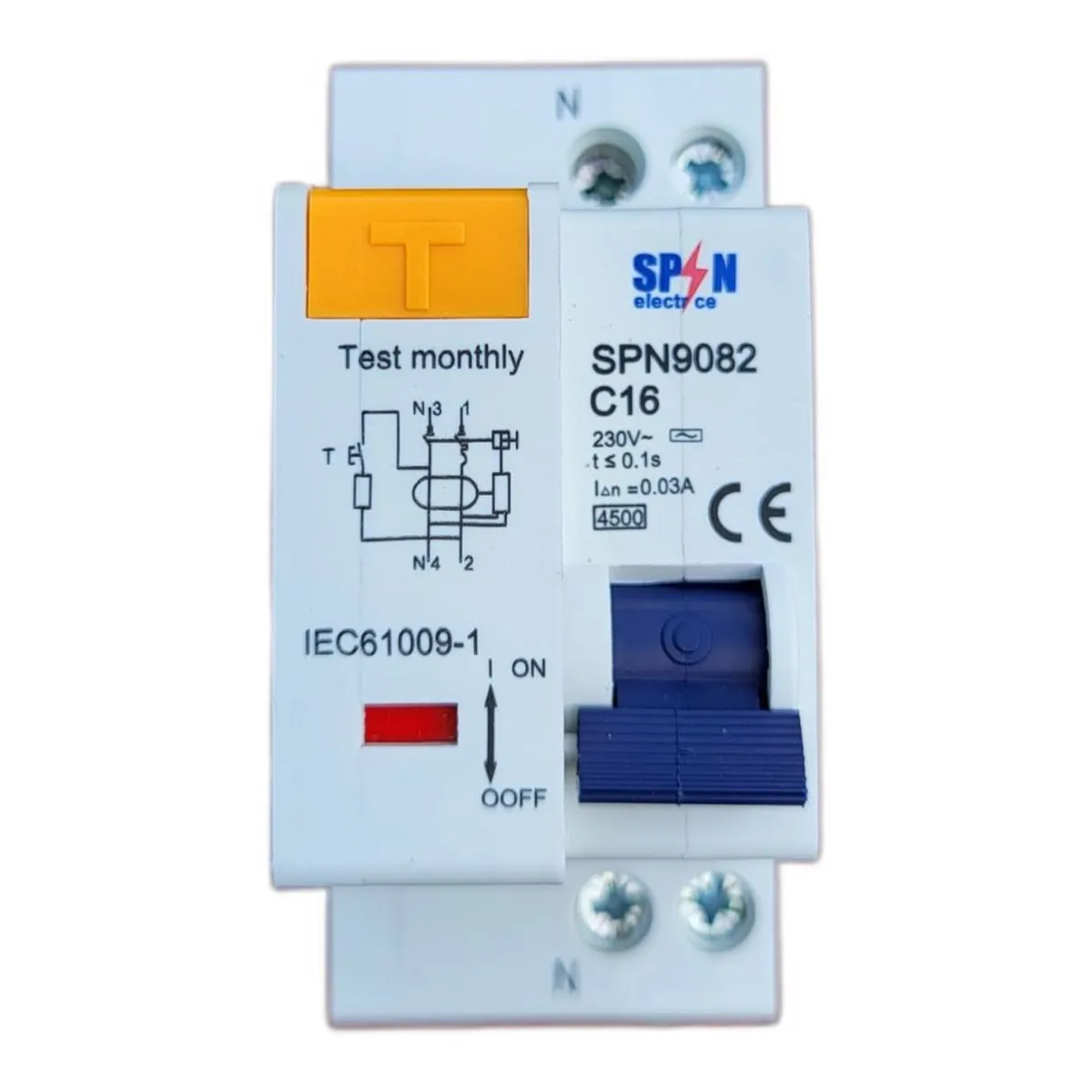 Siguranta Automata Diferentiala Rcbo 1p+n 16A 30ma