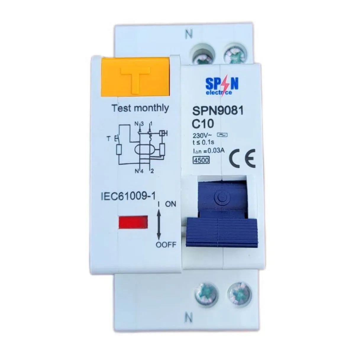 Siguranta Automata Diferentiala Rcbo 1p+n 10A 30ma