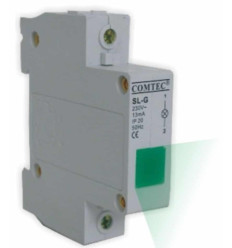 Lampa De Semnalizare Cu Montare Pe Sina Din, LED Verde - Mf0005-00526