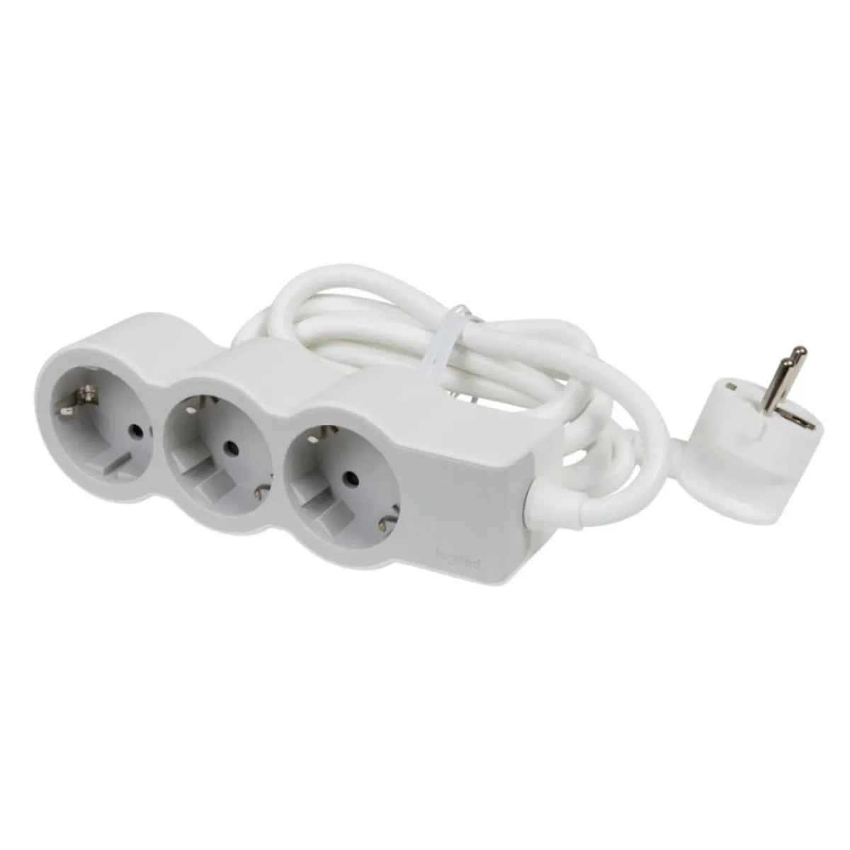 Prelungitor Sandard 3x2P+T 1.5 Metri Alb-Gri Legrand  1