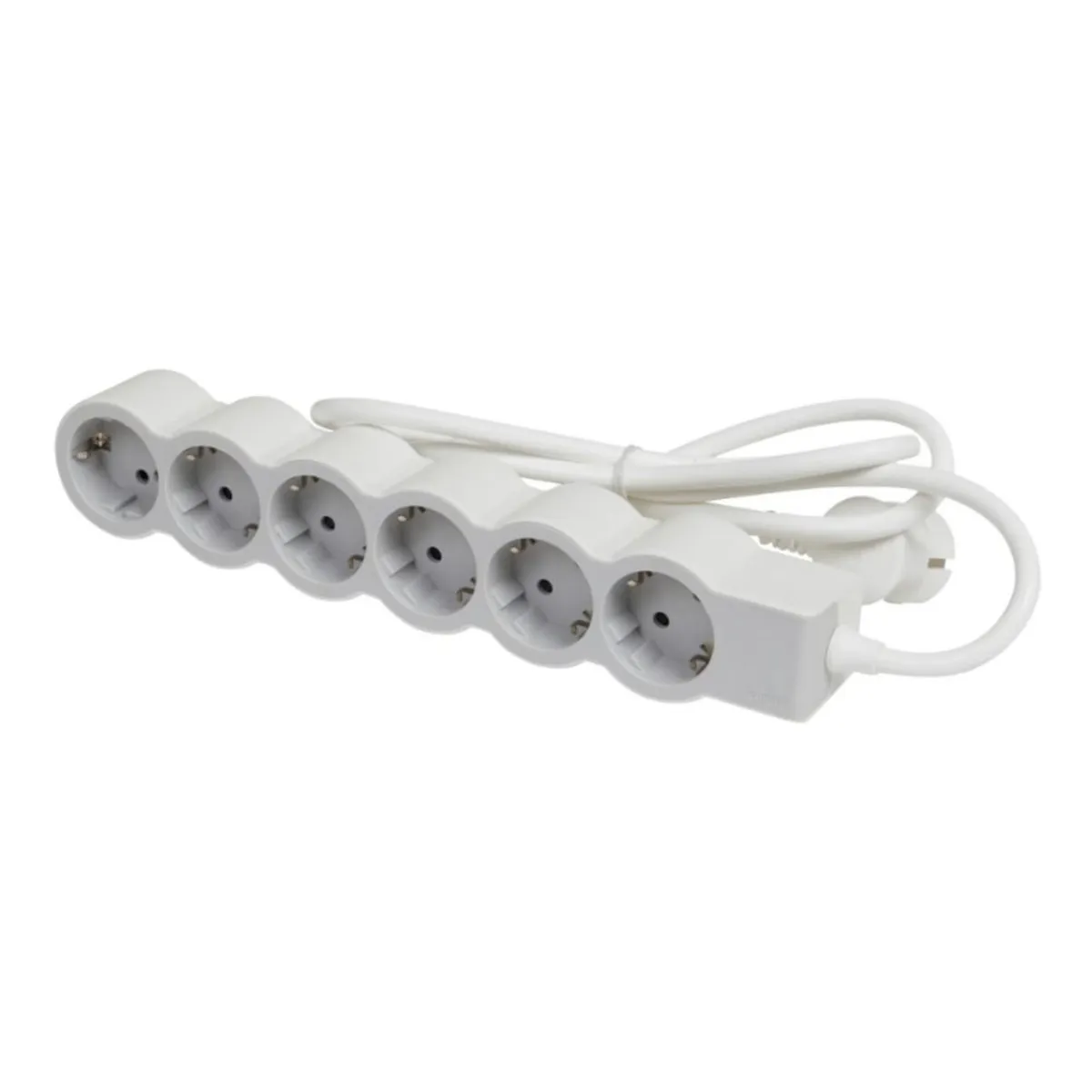 Prelungitor Sandard 6x2P+T 3 Metri Alb-Gri Legrand