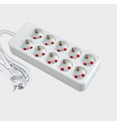 Prelungitor 2 Metri 10P 3x1.5 Cu Contact De Protectie