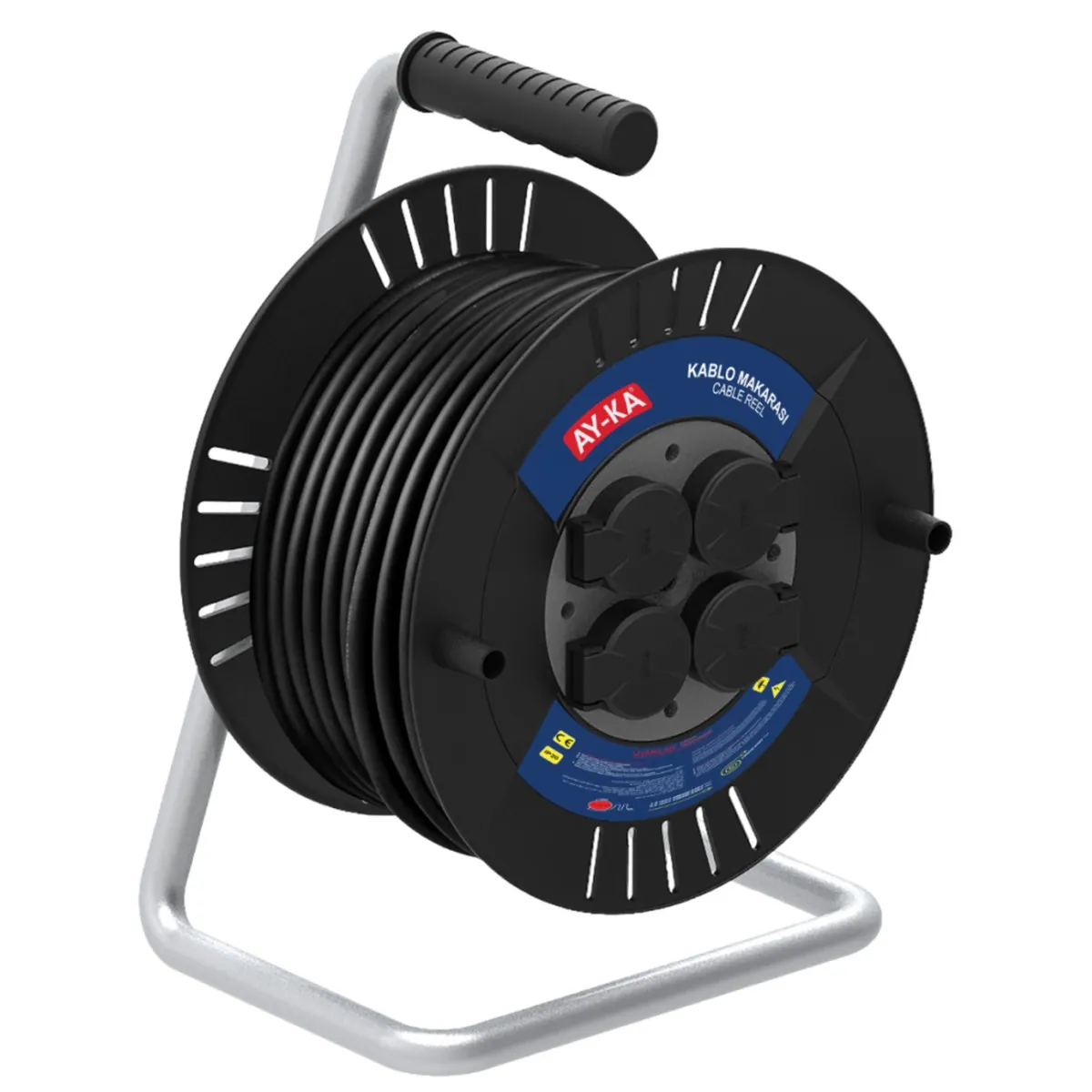 Prelungitor Cu Derulator (Ruleta) 3x2.5mm Ay-Ka - 25M  1