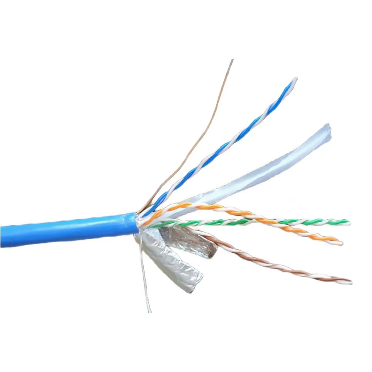 Cablu Ftp Cupru Albastru Cat 6 24awg (305m)