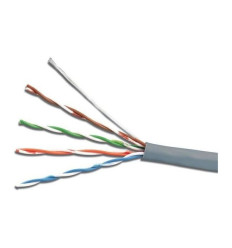 Cablu Utp Cupru Cat 6e 24awg Manta Pvc Gri Hunka (305ml)