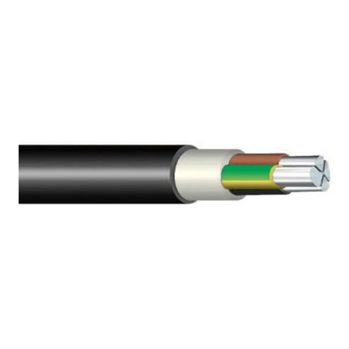 Cablu Armat Din Aluminiu Acyaby 4x6mm (tambur)