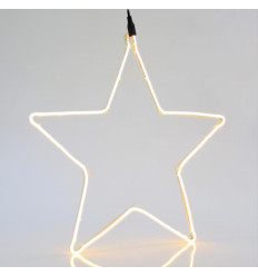 Stea 2M Neon LED, 2 Cai, Alb Cald, 54x58cm, IP44