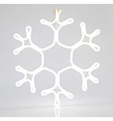 Fulg Zapada 3M Neon LED, 2 Cai, Alb Rece, 38x35cm, IP44