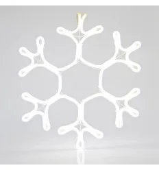 Fulg Zapada 3M Neon LED, 2 Cai, Alb Rece, 38x35cm, IP44