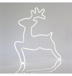 Cerb 3M Neon LED, 2 Cai, Alb Rece, 65x58cm, IP44