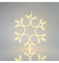 Fulg de Zapada 3M Neon LED, 2 Cai, Alb Cald, 38x35cm, IP44