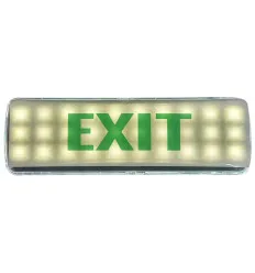 Autocolant Exit Fundal Alb Pentru Lampa 30xSmd