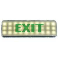 Autocolant Exit Fundal Alb Pentru Lampa 30xSmd  2