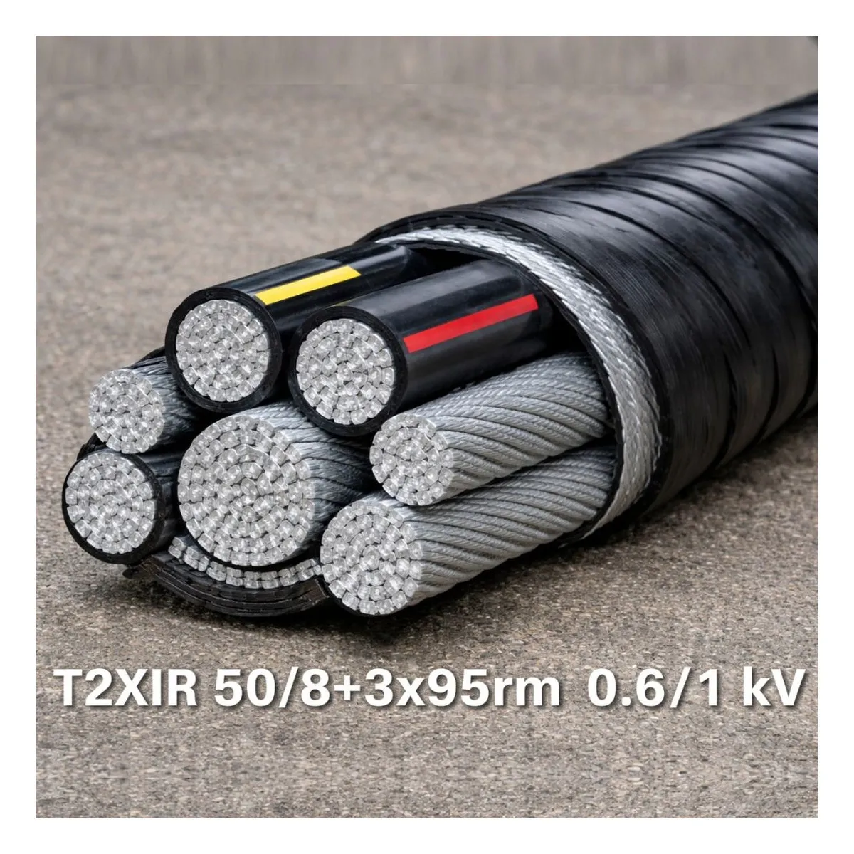 Cablu De Energie Torsanat Complex T2xir 50 8+3x95rm 0.6 1 Kv