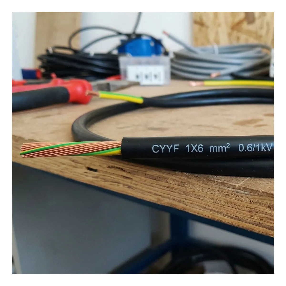 Cablu Electric De Energie Unipolar Fara Armatura Cyyf 1x6