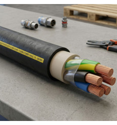 Cablu De Energie Flexibil Rv-K 5x50 0.6 1kv