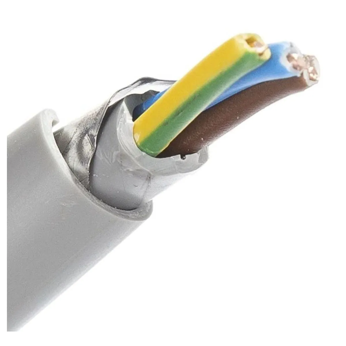 Cablu De Comanda Si Semnalizare, Ecranat, Cu Izolatie Si Manta Din Pvc, Armat Csyeabyf 3x1.5