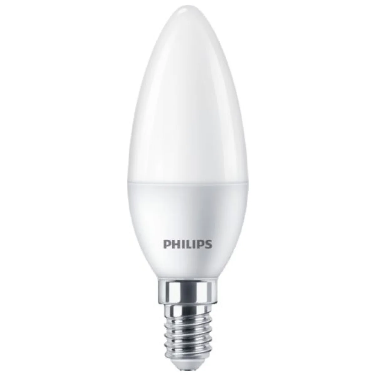 Bec LED lumanare B35 5-40W E14 827, mat Philips  1