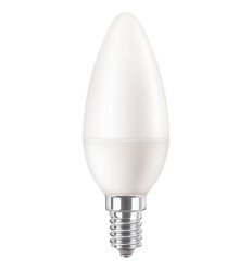 Bec LED lumânare B38 7-60W E14 840 Philips