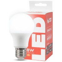 Bec LED A60 8W E27 6400K Alb Rece - Homelight