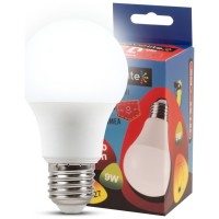 Bec LED A60 9W E27 6400K Alb Rece - Novelite - detaliu