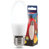 Bec LED lumanare 5W E27 6400K Alb Rece - Novelite - detaliu