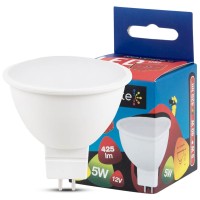 Bec LED Spot 5W GU5.3 3000K Alb Cald - Novelite - ambalaj