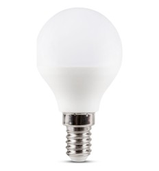 Bec LED sferic 5W E14 6400K Alb Rece - Novelite