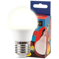 Bec LED sferic 5W E27 3000K Alb Cald - Novelite - detaliu