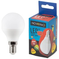 Bec LED Sferic 7W E14 6400K Alb Rece - Novelite  4