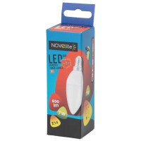 Bec LED Lumanare 7W E14 3000K Alb Cald - Novelite - detaliu