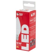 Bec LED lumanare 5W E14 6400K Alb Rece - Homelight - vedere laterala
