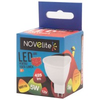 Bec LED Spot 5W GU5.3 6400K Alb Rece 12V - Novelite - detaliu
