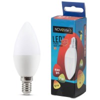 Bec LED Lumanare 7W E14 6400K Alb Rece - Novelite - ambalaj