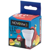 Bec LED spot 5W GU10 3000K Alb Cald - Novelite - detaliu